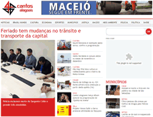 Tablet Screenshot of 4cantosalagoas.com.br
